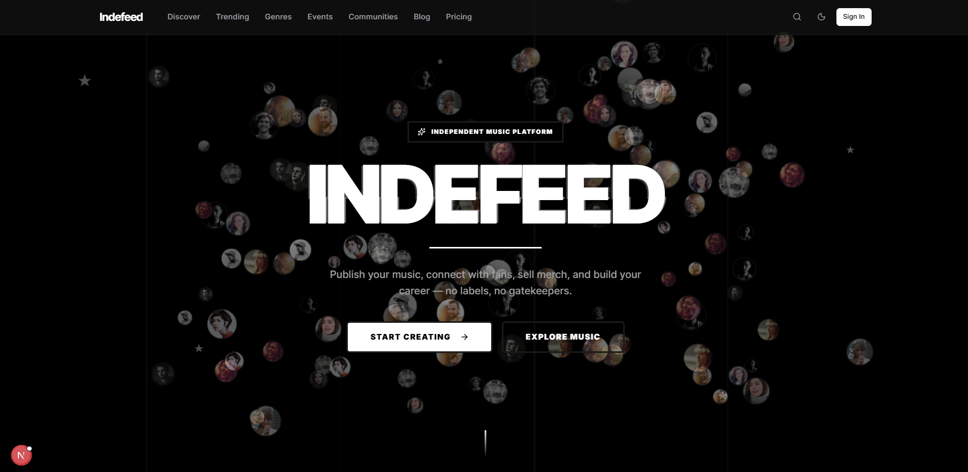 Indefeed — A consultancy that reads as credible at a glance